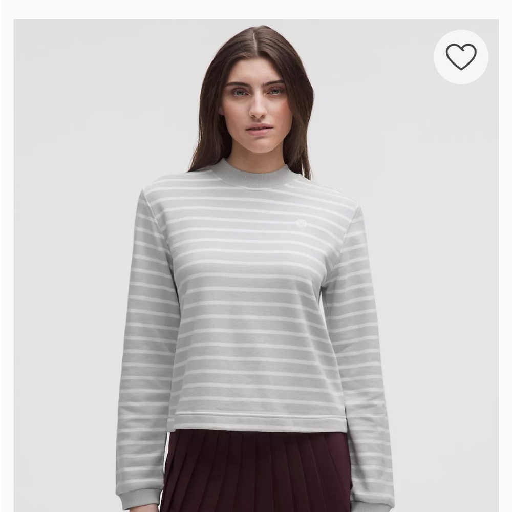 NWOT Lululemon Cotton French Terry Crewneck Pullover